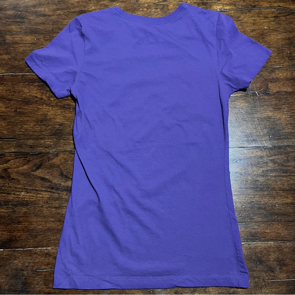 Nike LSU Tigers Shirt Womens Size M Purple NCAA College Nike Slim‎ Fit Game Day - Picture 5 of 6